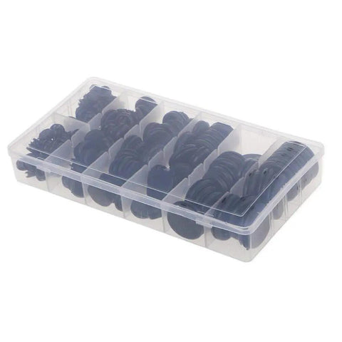Grommet Firewall Hole Plug Set 170 Pack With 7 Common Sizes Rubber Wire Gasket For Auto Body And Sheet Metal Durable Weatherproof Seals Flexible Rubber Assortment Kit For DIY Projects