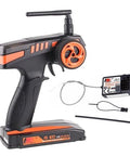 GT2 2.4GHz RC Transmitter With GR3E Receiver For Cars And Boats, 2 Channel Digital Radio Controller, High Sensitivity