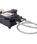 Versatile Mini Belt Sander And Rotary Tool Combo With 7-Speed Variable Control, dual motor setup, compact design for woodworking.