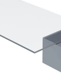 Clear Acrylic Sheet 24 In W By 42 In L PMMA 0.010 In Tolerance 92 Percent Light Transmission Lightweight Yet Strong Like Glass Weather Resistant And UV Safe Ideal For DIY Projects Displays And Craft Builds, angled view