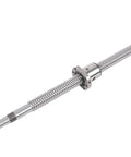 High Performance Rolled Ball Screw Nut SFU 2510 Series For CNC Kits Includes End Machined C7 Grade Machine Parts With L Length Options Up To 1200 Mm Precision Wear Resistant And Low Noise Design Perfect For Heavy Duty Machining Centers, steel ball screw with machined nut housing