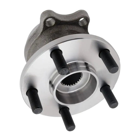 Subaru Legacy Wheel Hub Assembly With Bearing For Rear Driver Or Passenger Side 5 Lug 25 Spline Ball Bearing Type Single Piece