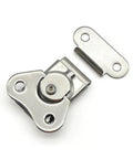Rotary Draw Latch Parallel Style For Heavy Duty Enclosures And Panels, Fits K3-1660-52, 1 Piece in silver finish