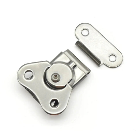Rotary Draw Latch Parallel Style For Heavy Duty Enclosures And Panels, Fits K3-1660-52, 1 Piece in silver finish