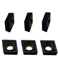 CCMT060204 Indexable Carbide Turning Insert For Lathe And Boring Bar Coated With TiCN Al2O3 For Cast Iron Turning Specially Designed For Stable Cutting 91 HRA Hardness Tough Fibrous Structure 10 Piece Pack Precision Turning