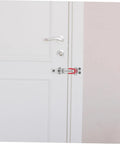 Heavy Duty Adjustable Toggle Clamp Latch With 360 Pound Capacity For Freezer Doors Cabinets Boxes And Tool Cases Built To Last And Keep Lids And Panels Secure In Busy Shops. on white door