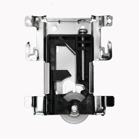 4 Piece Upgrade Sliding Door Roller Wheels For Wooden Doors With Bearings, lower wheel runner assembly, heavy duty plastic housing