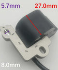Plug And Play CDI Module Ignition Coils Replacement For Hilti DSH 700X And 900X Gas Cutoff Saw with dimensions marked