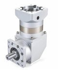Heavy Duty Slick 90mm Planetary Speed Reducer Gearbox With 40 To 1 Ratio, metallic body, used for Nema34 servo motors.