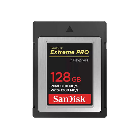 128GB CFexpress card from 4 Axis 6K Cinema Camera Bundle Kit With 128GB Card Roller Bag LiDAR Range Finder DL Mount Hand Grips Monitor