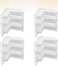 PVC Corner Protectors For Furniture And Cabinets Elastic Impact Absorption With Adhesive Installation No Drill Safe Table Edge Guards