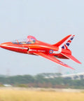 Red F-15 RC Airplane Ducted Fan Ready To Fly Kit soaring outdoors, ultra durable EPP foam body, military style remote aircraft