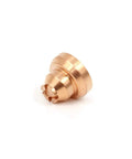 Drag Shield Set 249930 770799 For XT30 XT40 Plasma Cutting Torches shown is a copper nozzle component angled on a white background