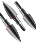 Stainless Steel Archery Field Points Screw In 5/16 9/32 19/64 Inch 11/32 100 125 150 200 Grain Pack Of 12 tips close-up