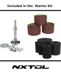 Turn Your Drill Press Into A Dope Power Spindle Sander With 2 Inch Mandrel And Bottom Support, includes 5 sanding drums.