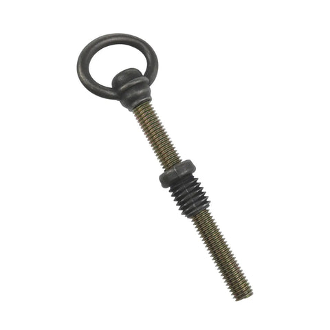 Four Pack M8 x 105mm Antique Brass Swivel Mirror Screws For Cabinets And Furniture, Zinc Alloy, Rust Proof And High Load Bearing, Tough As Nails, Smooth Quiet Operation, Easy Install, Durable Replacement Hardware, single screw
