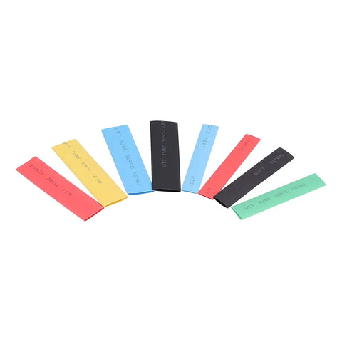 Get Ready For Any Wiring Job With This Epic 164-Piece Heat Shrink Tubing Kit That Uses Polyolefin Wire Wrap Insulation To Seal Solder Joints And Cable Markers Fast Plus The Steady Two To One Shrink Ratio Makes Sure Your Cables Stay Protected Tough. 164-piece polyolefin heat shrink tubing kit with assorted colored wire sleeves