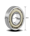 high performance 608ZZ ball bearings dimensions 8x22x7 mm