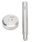9mm Double Sided Rivet Punch For Leather Craft Dope Stainless Steel Tool with Round Hole Punch Die for Button Installation