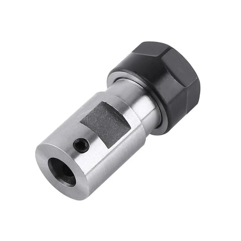 Heavy Duty Collet Chuck Motor Shaft Spindle Extension Rod For CNC Mills Lathes with hexagonal nut and smooth finish