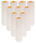 10 Pack Mini Paint Roller Covers Plus Replacement Sleeves For Walls, smooth white fleece roller covers for even paint application.