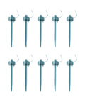 Set It And Forget It Plant Irrigation Timers For Auto Watering In Your Garden Home Dorm Greenhouse 10 Pack Convenient Timed Watering System Keeps Plants Hydrated While Youre Away, 10 teal plastic stakes