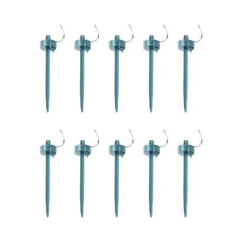 Set It And Forget It Plant Irrigation Timers For Auto Watering In Your Garden Home Dorm Greenhouse 10 Pack Convenient Timed Watering System Keeps Plants Hydrated While Youre Away, 10 teal plastic stakes