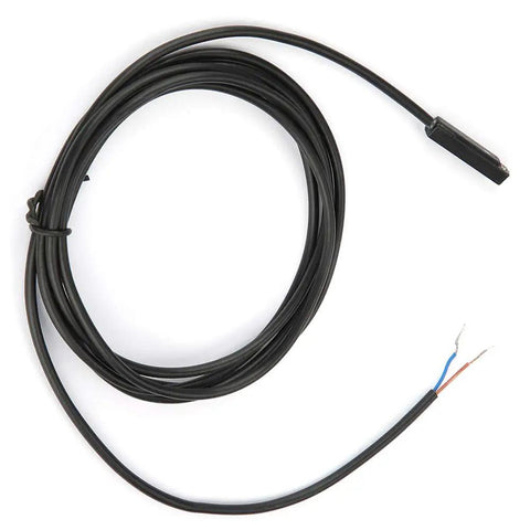 Black sensor wire of Workhorse Magnetic Sensor Switch For Pneumatic Cylinder High Sensitivity With Strong Overload Capacity 2 Pack