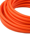 Heavy Duty Air Compressor Hose 5X8mm With Quick Coupler 10M Red PE Tube For Pneumatic Tools High Pressure 12KG Burst Smooth Flexible Works Like A Rock In Hot Or Cold Temps Lets You Handle Big Jobs Without Leaks Quick Reliable Start Up coiled red PE air hose
