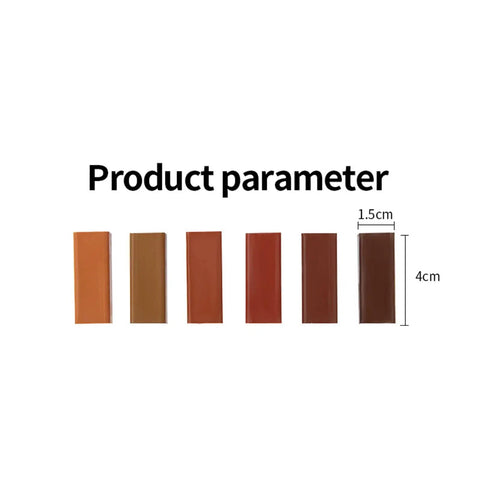 Dimensions of Wax Repair Stick For Quick Fix On Wood Floors And Furniture Scratches, 11 Colors, Heat Activation shown in mm.