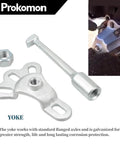 Rear Axle Bearing Puller Kit With Slide Hammer Yoke And 3 Adapters, showing yoke component and installation detail.