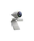 Game Changing 1080p HD Webcam For Laptops With Built In Mic And Privacy Shutter, front view with adjustable clip mount.