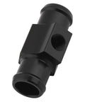 Premium Motorcycle Water Temperature Sensor Adapter in black, 18mm and 22mm sizes, CNC aluminum for precise engine reading.