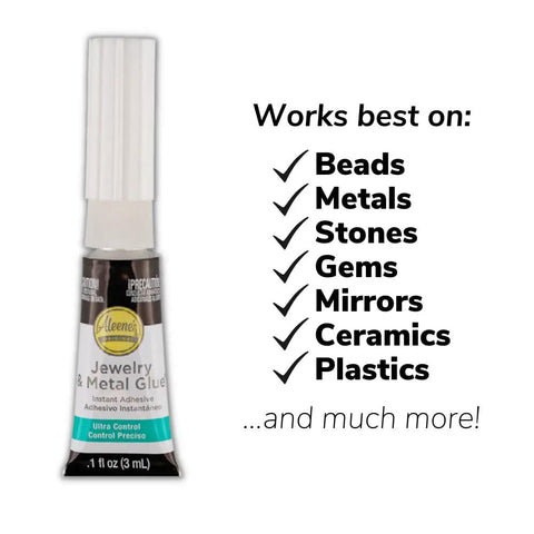 No Drip Instant Jewelry Glue Waterproof Adhesive Mess Free For Repairing Necklaces, Bracelets, And Earrings, Strong Bond For Quick Fixes