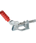 Beefy Pro Grade Toggle Clamp Quick Release Push Pull 302F, 300 Lbs Holding Capacity, Heavy Duty Cold Rolled Steel, Red Vinyl Handle