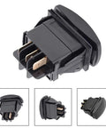 Black Reverse Switch For Golf Cart Club Car DS Part 101856001 Durable OE Style Upgrade with multiple connector views
