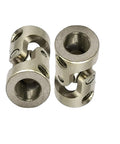 5Pcs 6mm To 6mm Universal Joint Motor Shaft Couplers Rotatable Coupling Steering Connectors For RC Cars Boats Models DIY Airplane And Robots Durable Steel Construction For Strength And Longevity For RC Hobbyists And DIY Builders