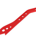 Beefy Red Push Stick For Table Saws And Router Tables, Heavy Duty ABS Construction, Clear Safety Tool For Carpentry, top view