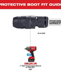 Workshop Essential Rubber Protective Boot For M18 Fuel One Inch Impact Wrench 2867 fit guide with wireless tool.