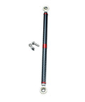 Black And Red Carbon Fiber Clutch Shift Linkage Rod For Harley Davidson Softail Deluxe Fat Boy Heritage Softail Sport Glide And Touring Models Fits FLHR FLHX FLTRX FLHT Adjustable 11.5 To 12.5 Inches, red accents with heim joints