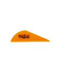Blazer Vane 2 Inch Neon Orange 3D Archery Vanes 50 Pack For Huntin And Target Practice With Easy Adhesion AR1000 Material