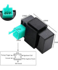 GY6 Ignition Coil Kit With CDI Relay Regulator A7TC Spark Plug For 50cc 70cc 90cc 110cc 125cc ATV Go Kart Moped Scooter Plug