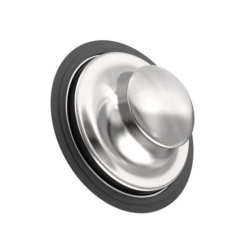 Three And A Half Inch Kitchen Sink Stopper Plug For Standard Garbage Disposal Flanges, Polished Stainless Steel Drain Cover With Universal Fit No Fuss Rust Resistant Easy Install Keeps Drains Clear Odor Control Durable Kitchen Accessory