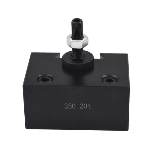 Hella Rigid Bxa 250-204 Wedge Piston Quick Change Tool Holder for CNC, black metal holder with adjustable clamping screw.