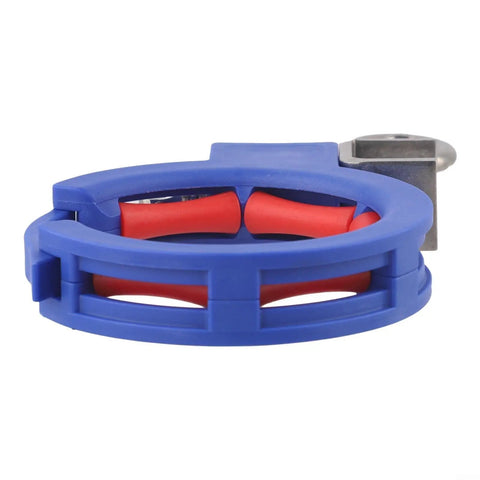 Wire Guide Pulley Roller Cable Tray Clamp Nylon Steel Build Heavy Duty Wiring Helper With 25Kg Capacity Dark Blue Quick Mount For Smooth Routing Through Corners, blue nylon roller