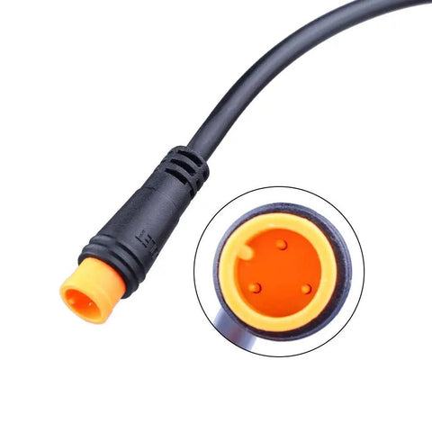 2 Pack 76 Cm Electric Bike Brake Sensor Cables For Hydraulic And Mechanical Brakes With Waterproof Connectors Plug And Play Setup Compatible With Most Ebikes And Motorized Bicycles