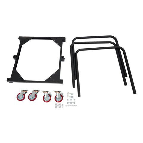 Heavy Duty 3 Pole Panel Cart With 200 Lbs Capacity Folding Table Truck And Locking Swivel Wheels For Plywood Lumber Mattress Moving Badass Strength And Smooth Roll