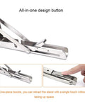 Solid As A Rock Foldable Shelf Brackets Two Pack Stainless Steel showcasing the retractable hinge design for space-saving use.
