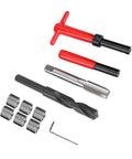 Heavy Duty M16x2 Thread Repair Kit Made From Tough Stainless Steel For Fixing Stripped Screws And Restoring Broken Threads Like A Pro On Any DIY Project Or Auto Job To Get Your Gear Running Smoothly. M16x2 stainless steel kit with drill, tap, inserts and wrench