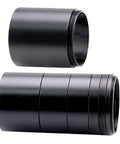 DSLR Macro And Astro Photography Extension Tube Kit T2 7 Piece Gear Set with M42x0.75 threads, showing assembled spacers
